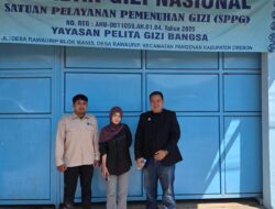 FORMASI Cirebon meminta Kepala SPPG melakukan Pengawasan Ketat Kualitas MBG.