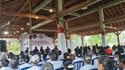 Sosialisasi Program MBG di Desa Tegaljadi Tabanan, Charles Honoris Tekankan Pentingnya Edukasi Gizi Nasional